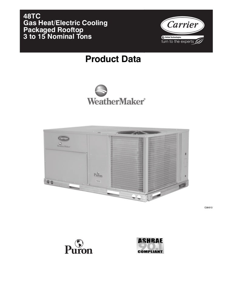 Carrier 50tc Wiring Diagram