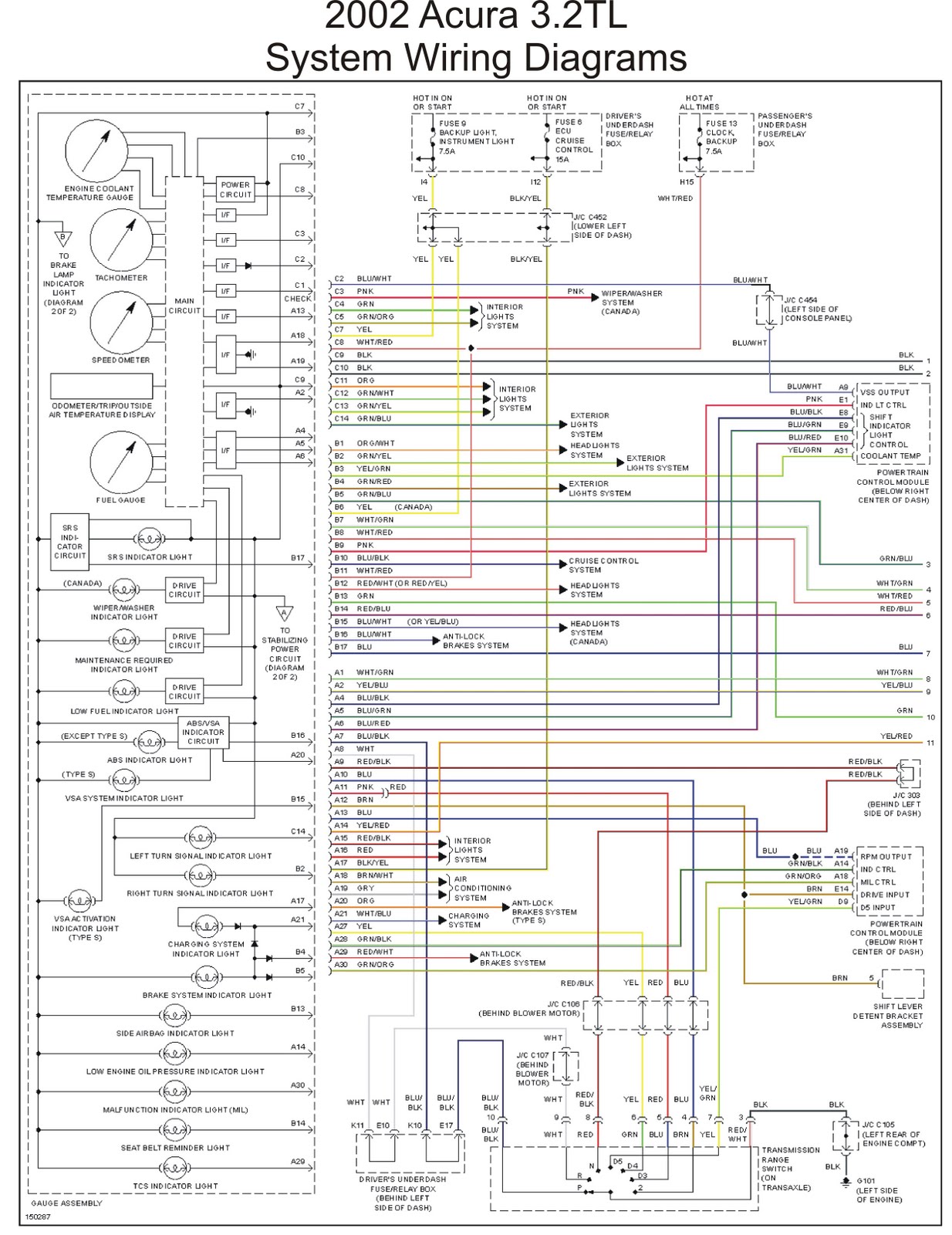 cruise control wiring diagram rsx