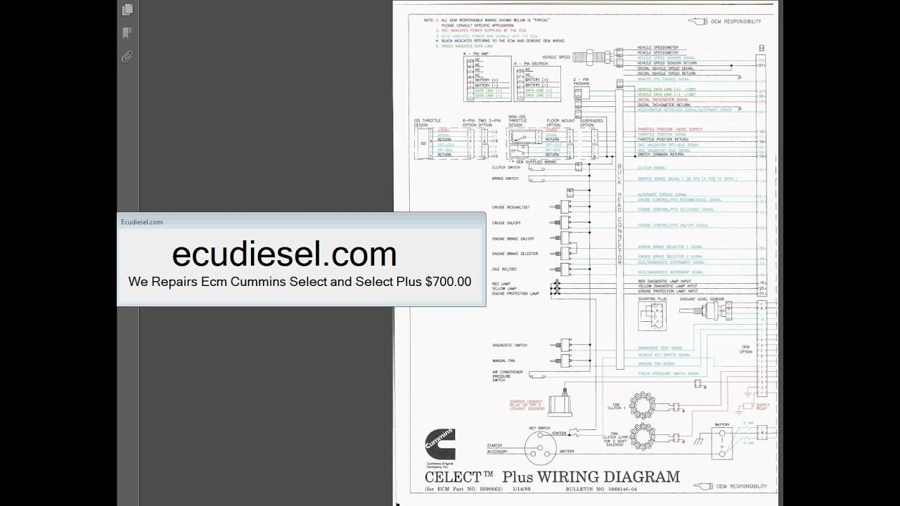Cummins M11 Ecm Wiring Diagram