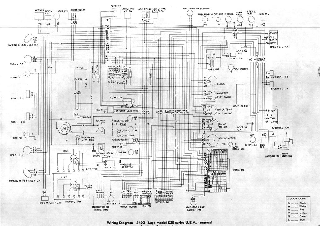 Datsun 240z Wiring Diagram