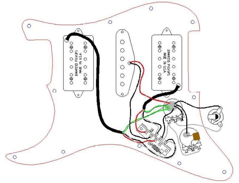 Dimarzio T Zone Wiring Diagram dimarzio x2n wiring diagram 
