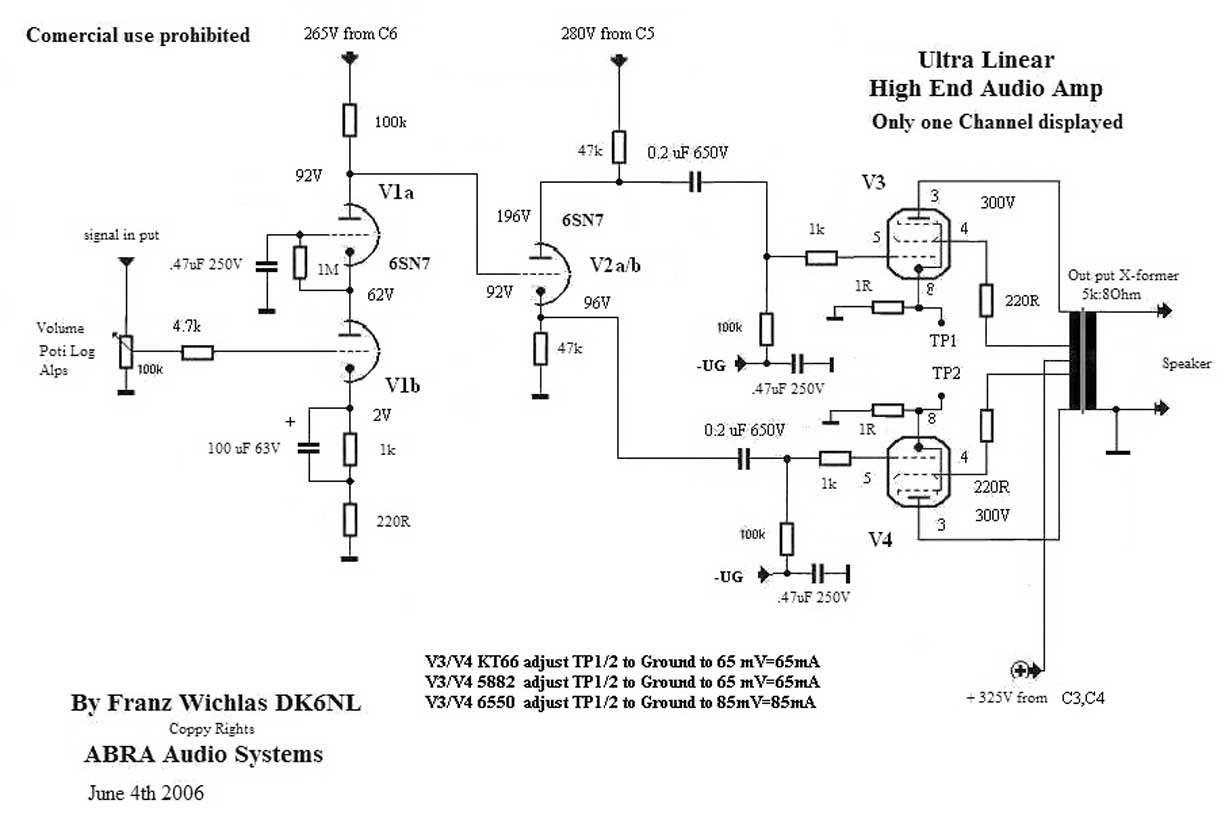 diy nf2 pp monoblock amp wiring diagram