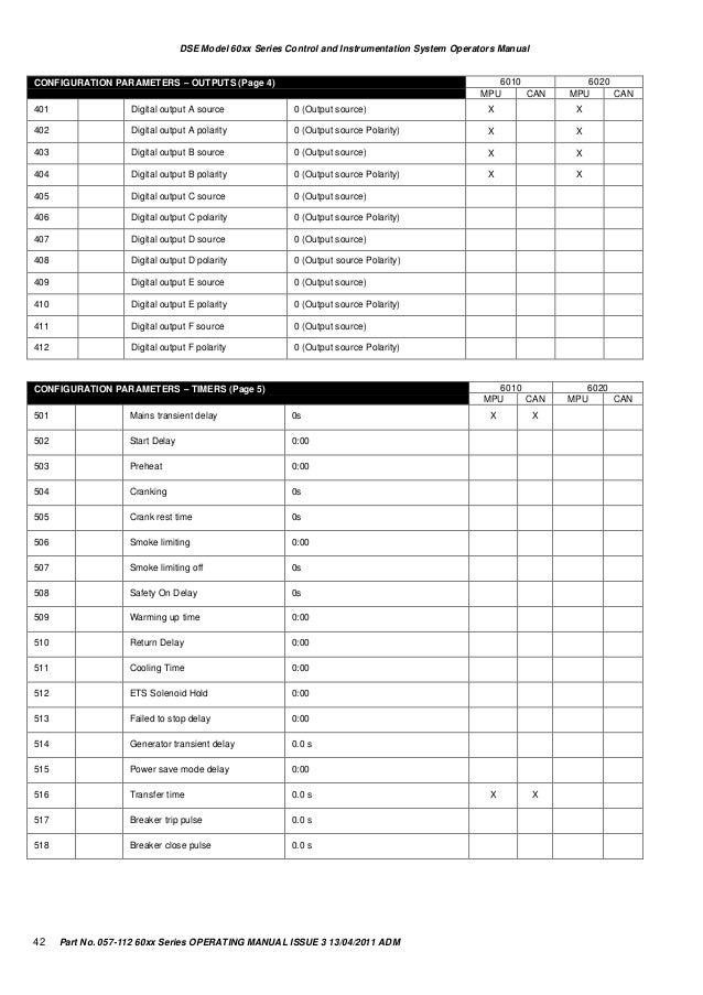 Dse 6110mk2 Wiring Diagram