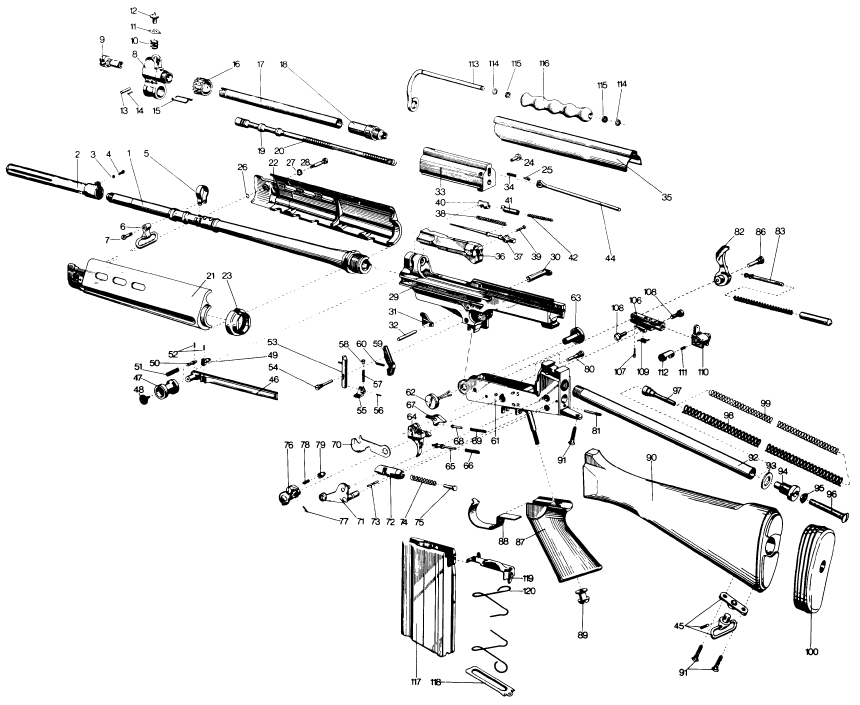 fn fal parts diagram