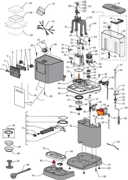 Gaggia Baby 3-way Valve Wiring Diagram
