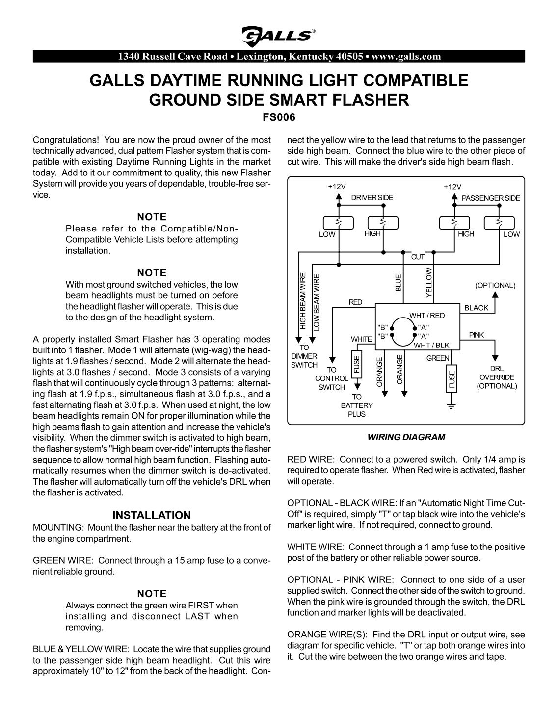 Galls Siren Wiring Diagram