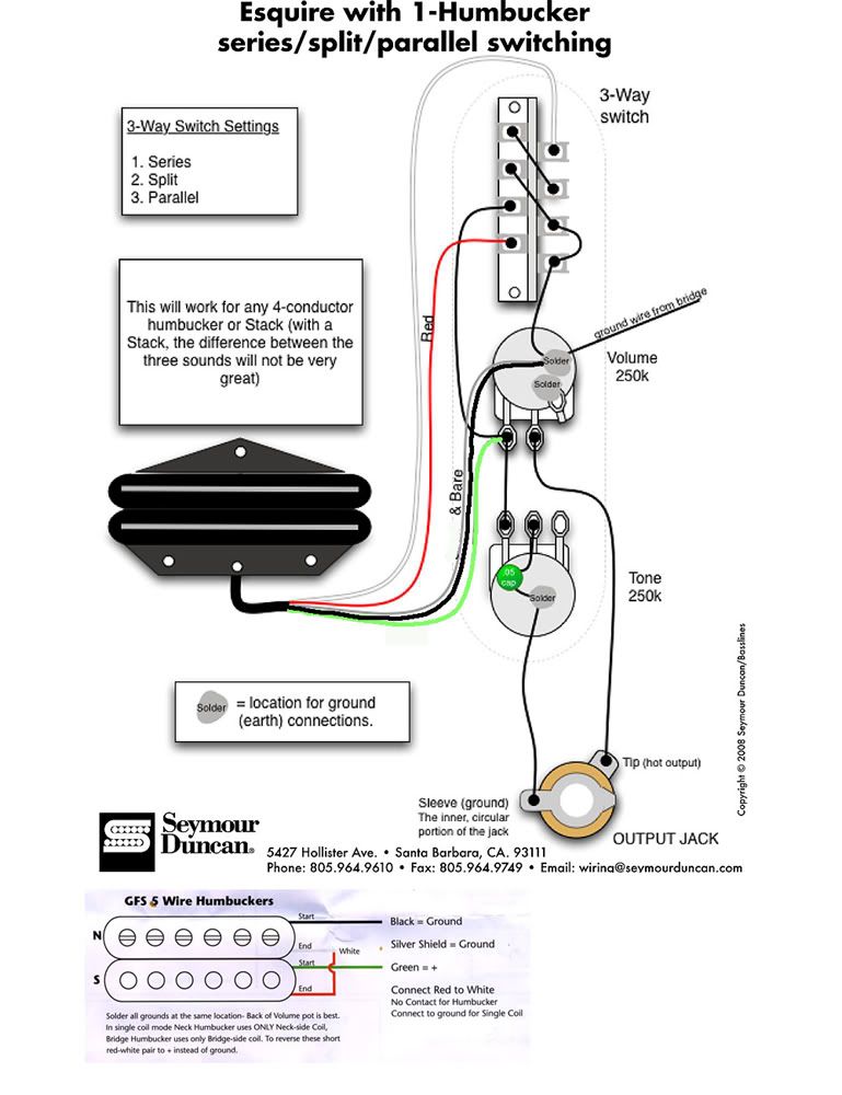 Gfs Wiring Diagram Humbucker
