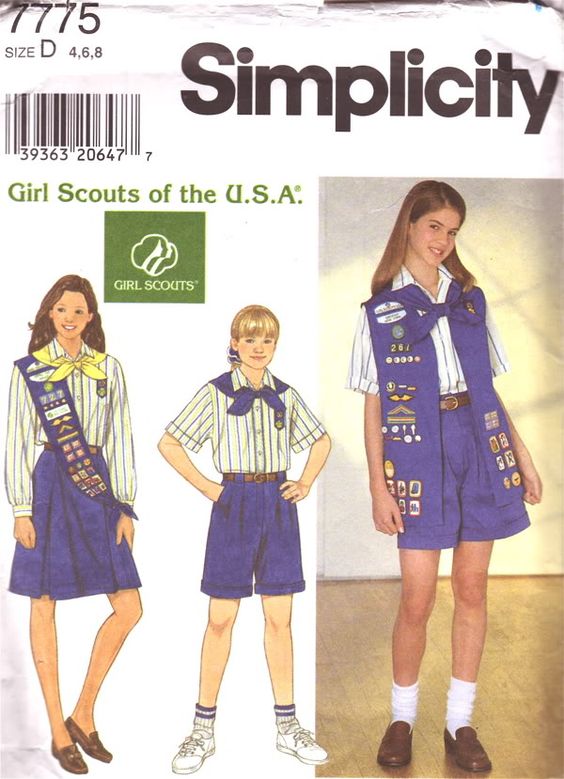 Girl Scout Cadette Uniform Diagram