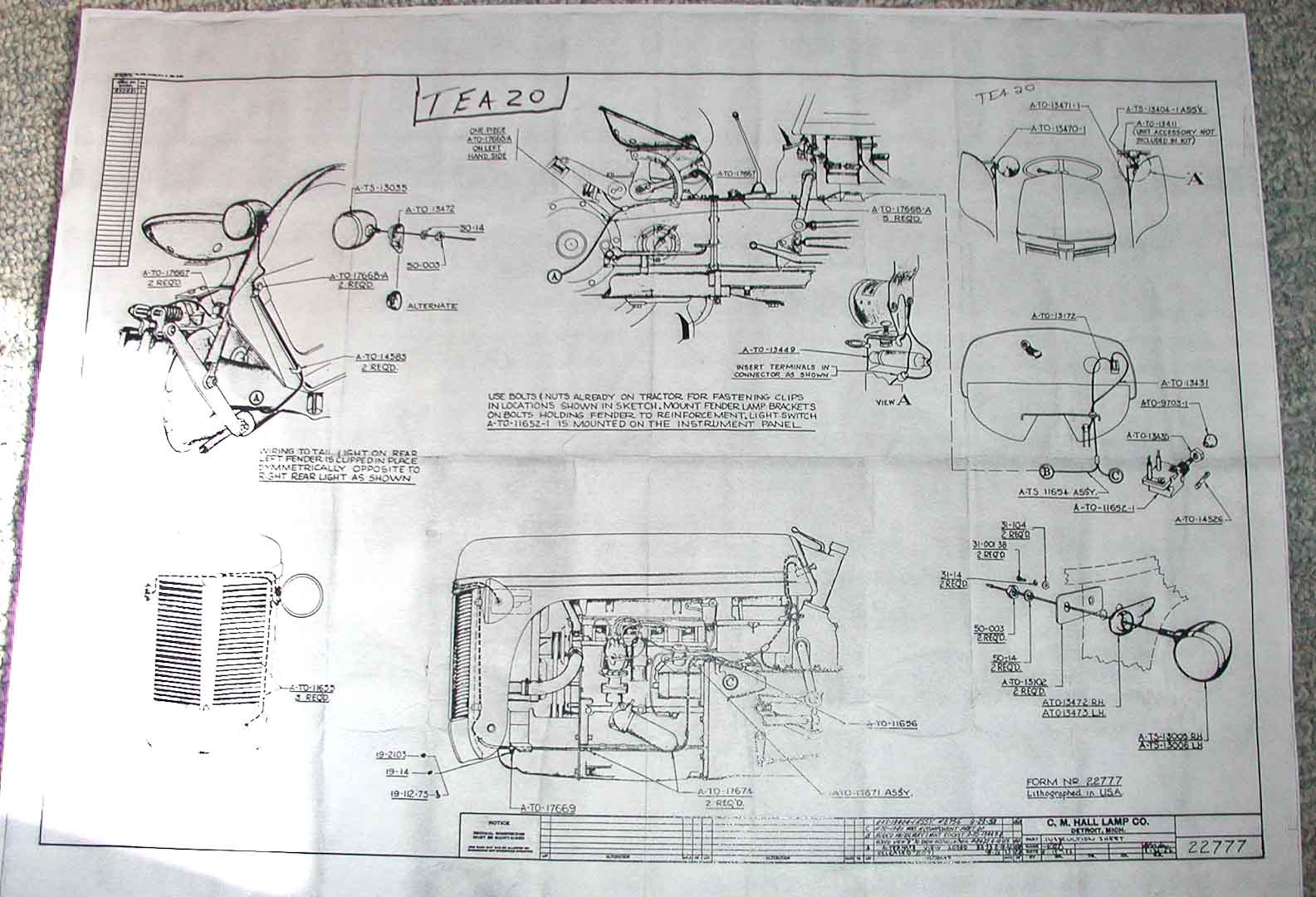 Grey Fergie Wiring Diagram