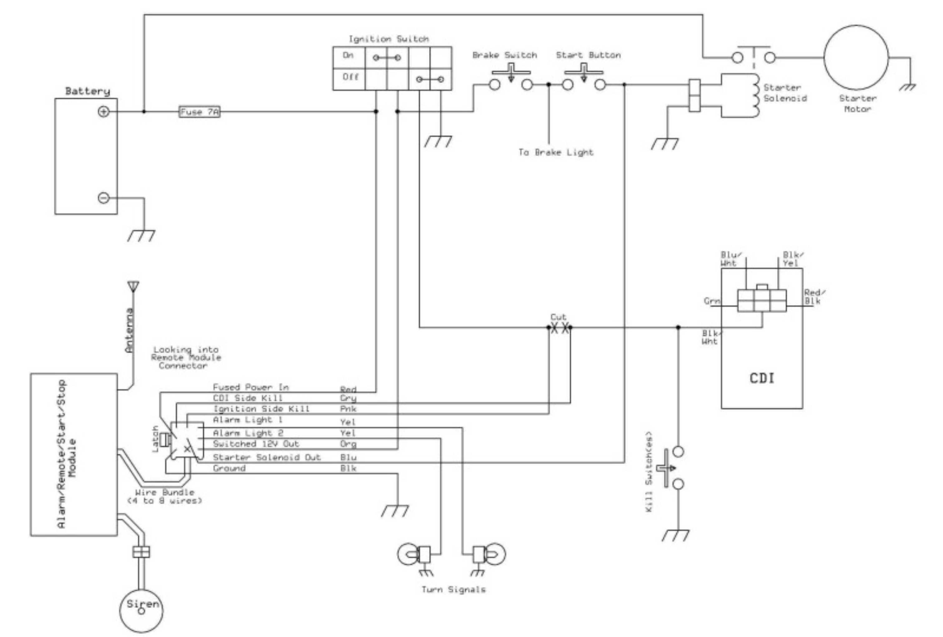 Gy6 Wiring Diagram 150cc Twister Hammerhead tao tao wiring diagram cdi box 