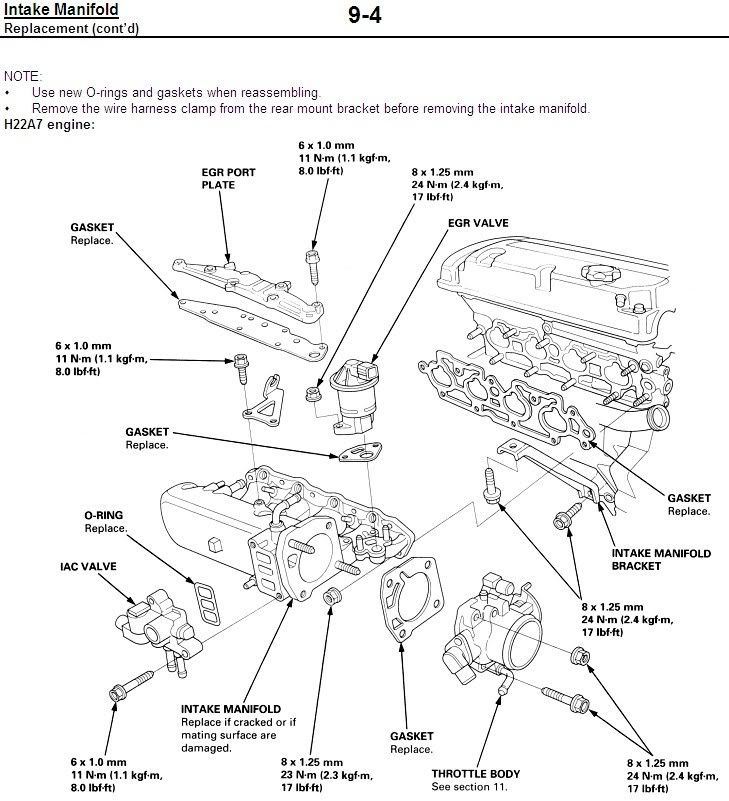 H22a Vacuum Diagram