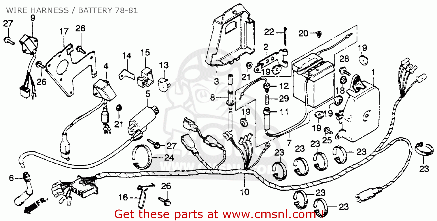 1985 Honda 200s Wiring Diagram