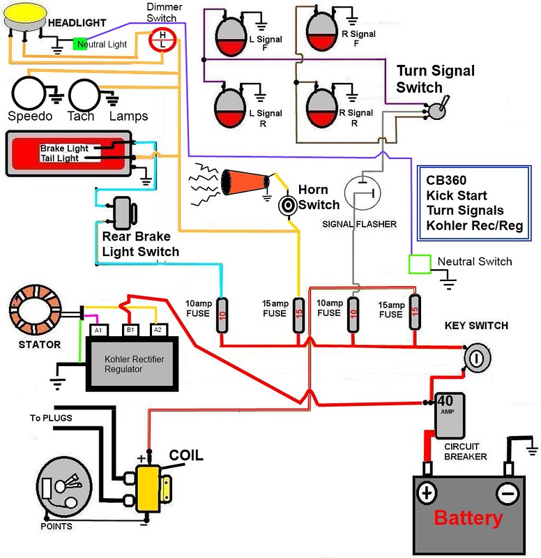 honda cb360 wiring diagram