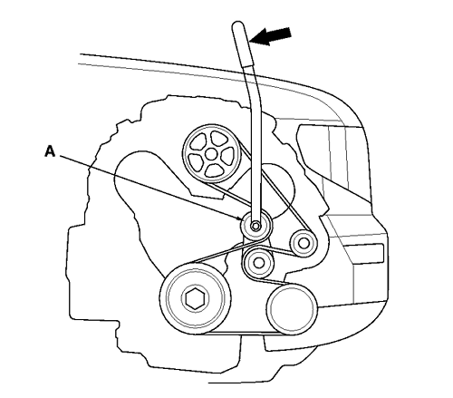 honda ridgeline serpentine belt diagram