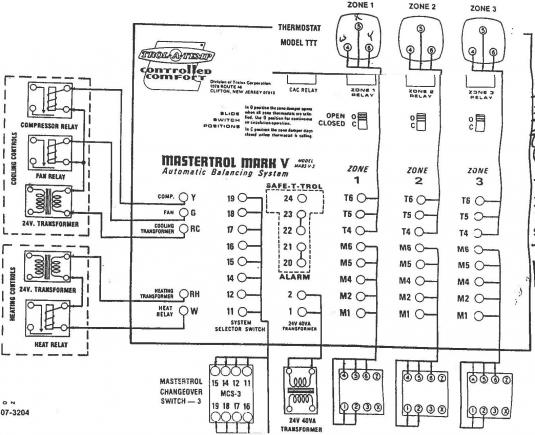 Honeywell Thermostat Model 4608 Wiring Diagram