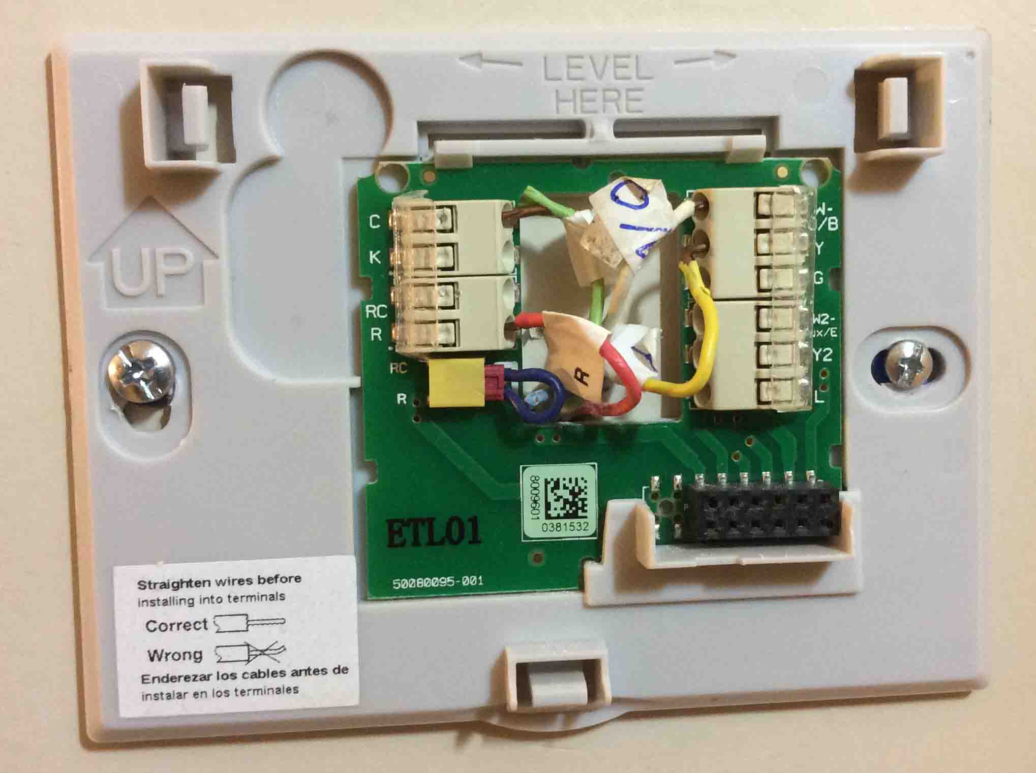 Honeywell Wifi 9850 Wiring Diagram