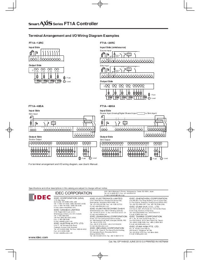 Idec Sf1v407l Wiring Diagram