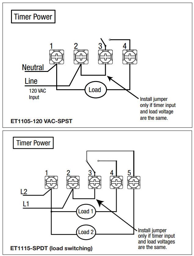 Intermatic T103 Wiring Diagram