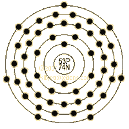 iodine bohr diagram