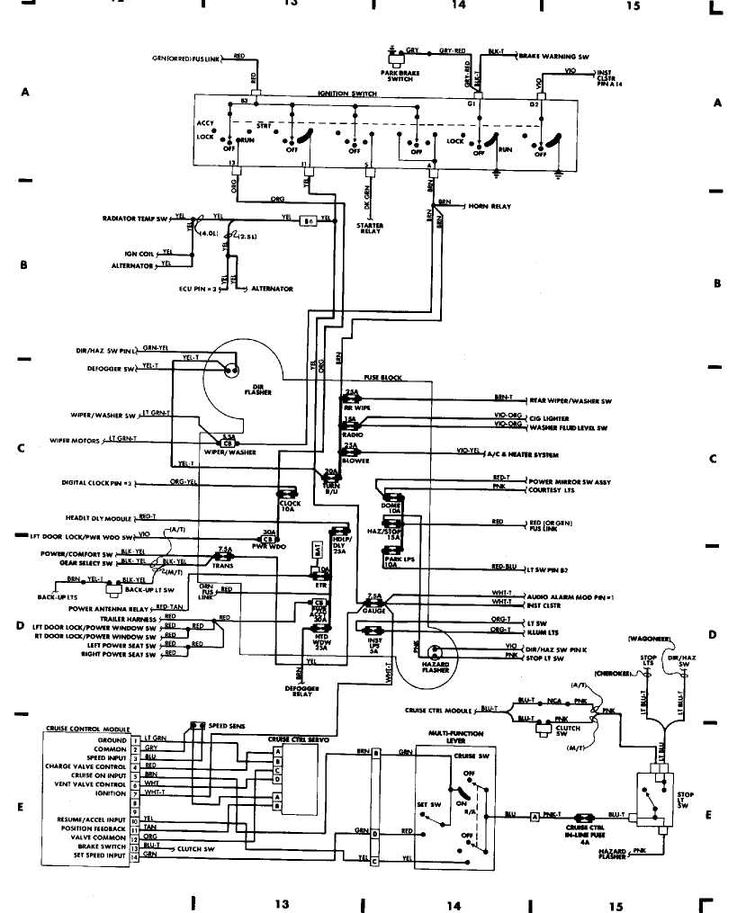 jeep xj safelock wiring diagram jeep xj safelock wiring diagram