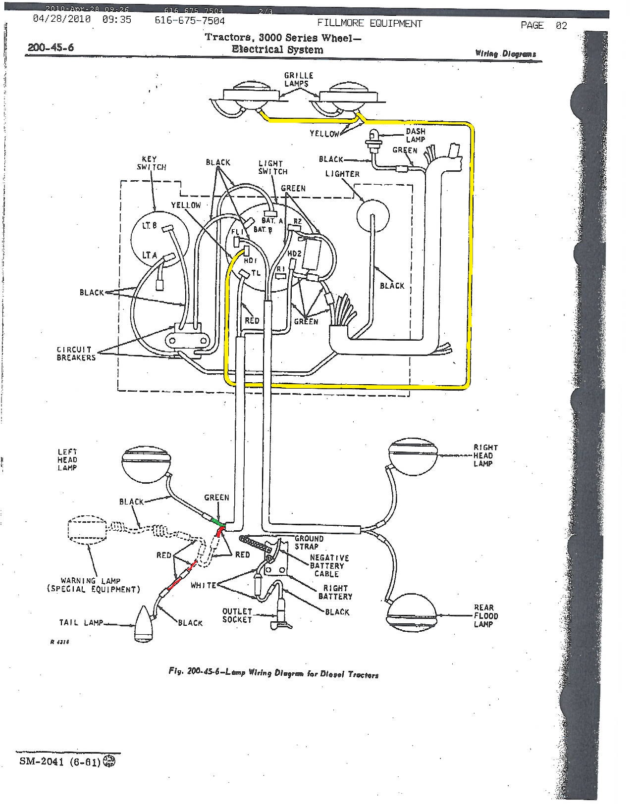 john deere 3020 wiring diagram