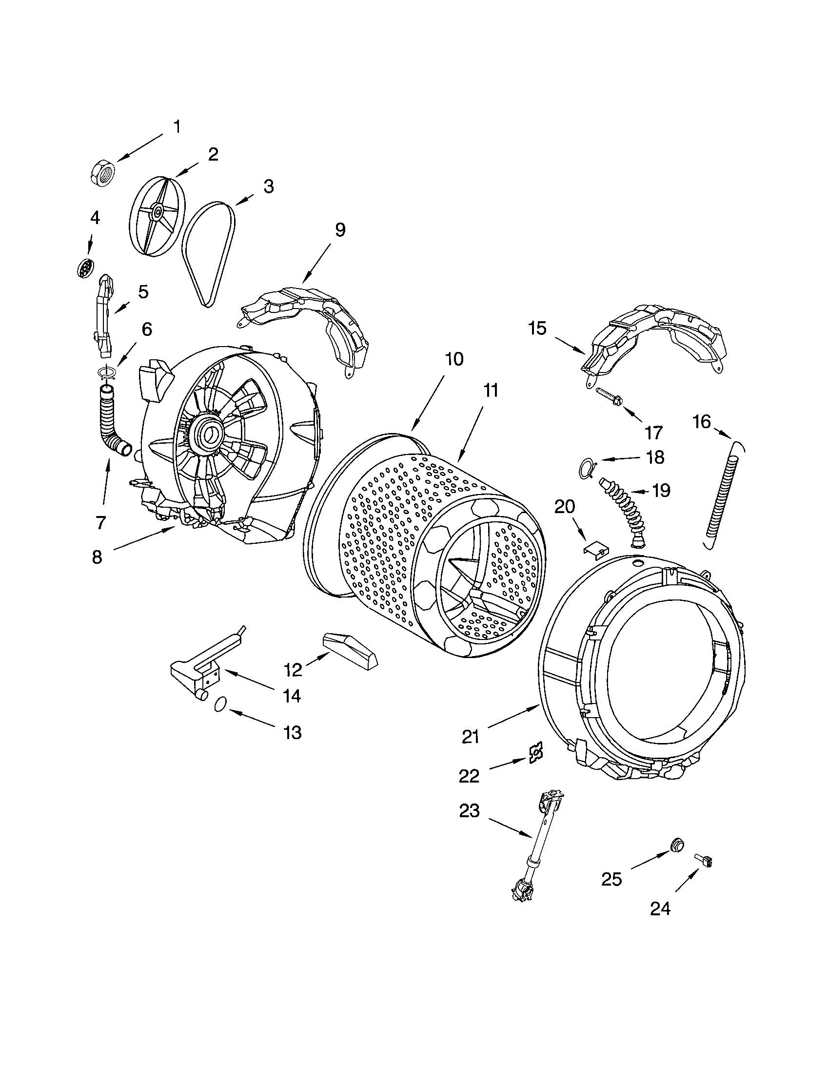 kenmore elite he3 dryer parts diagram