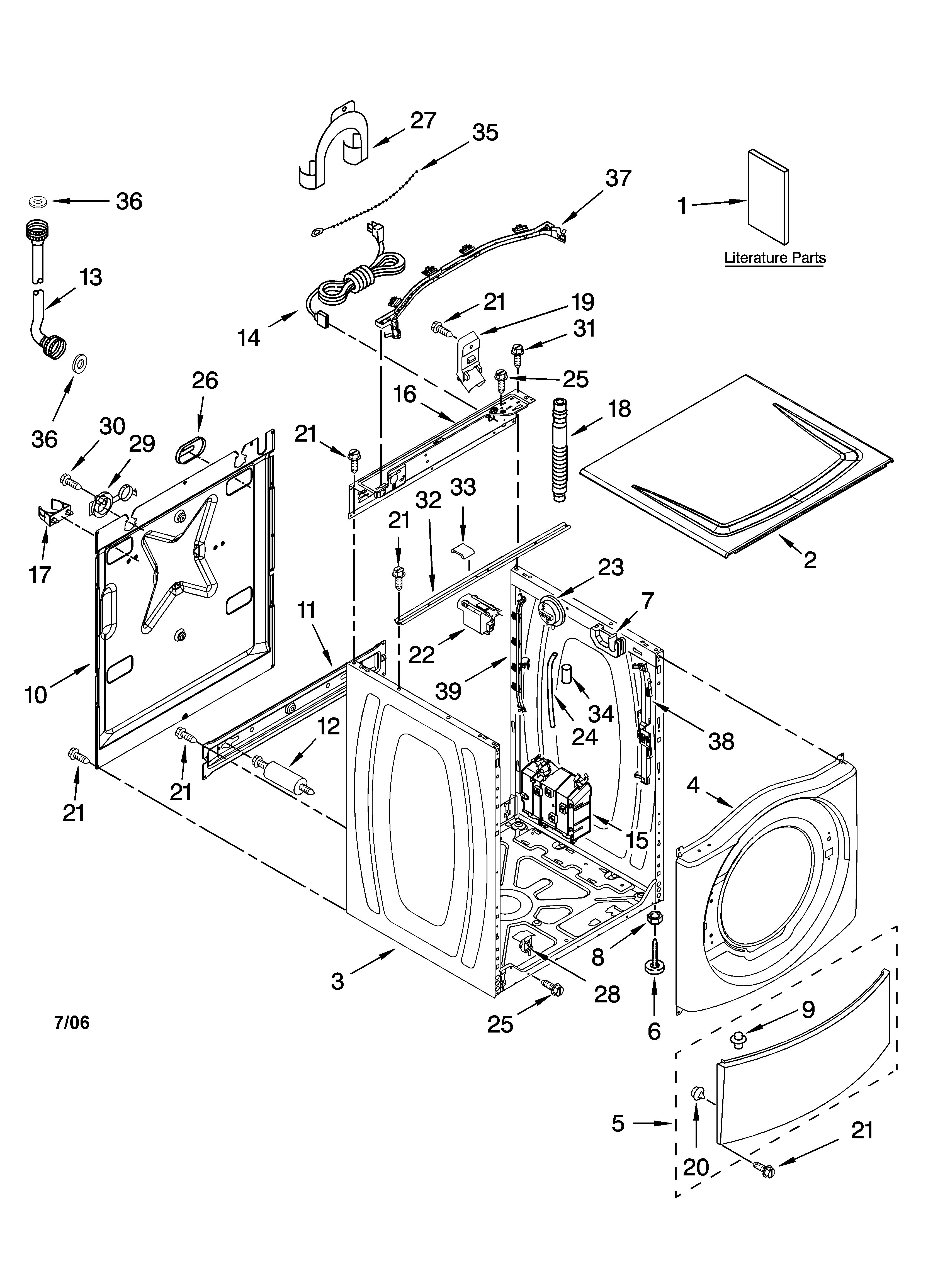 Kenmore He2 Plus Parts Diagram