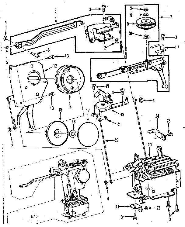 Kenmore Sewing Machine Tension Assembly Diagram