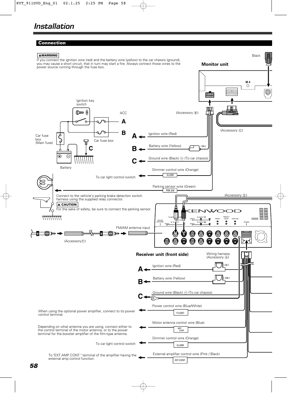 kenwood kvt 717dvd wiring diagram