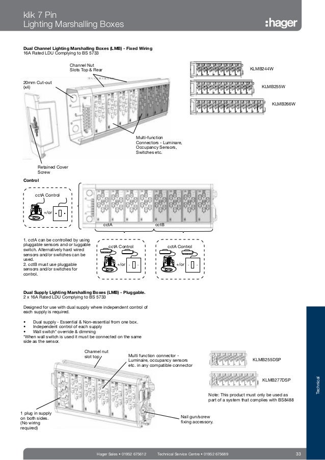 Klik Lighting Boxes Wiring Diagram