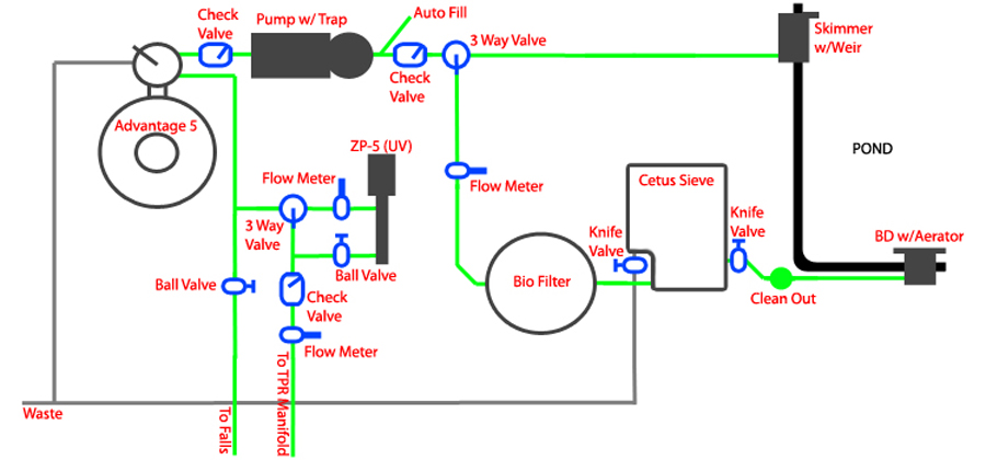 Koi Pond Plumbing Diagram