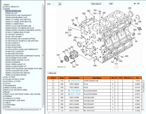 Kubota M9000 Parts Diagram