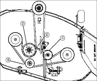 l110 john deere belt diagram