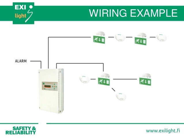 lightalarms exit sign wiring diagram