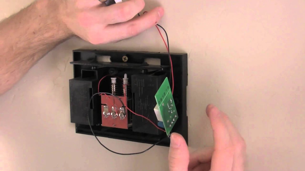 Lighted Doorbell Button Wiring Diagram nutone door bell wiring diagrams 
