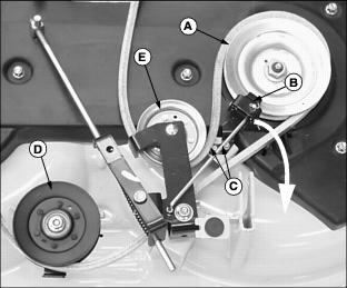 lt155 belt diagram