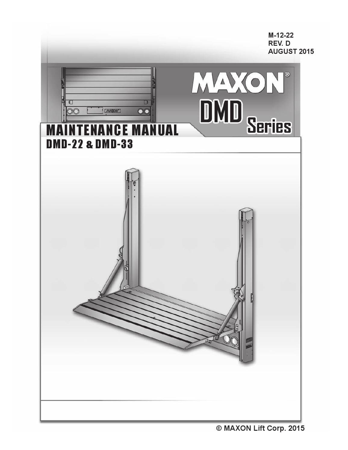 Maxon Liftgate Switch Wiring Diagram