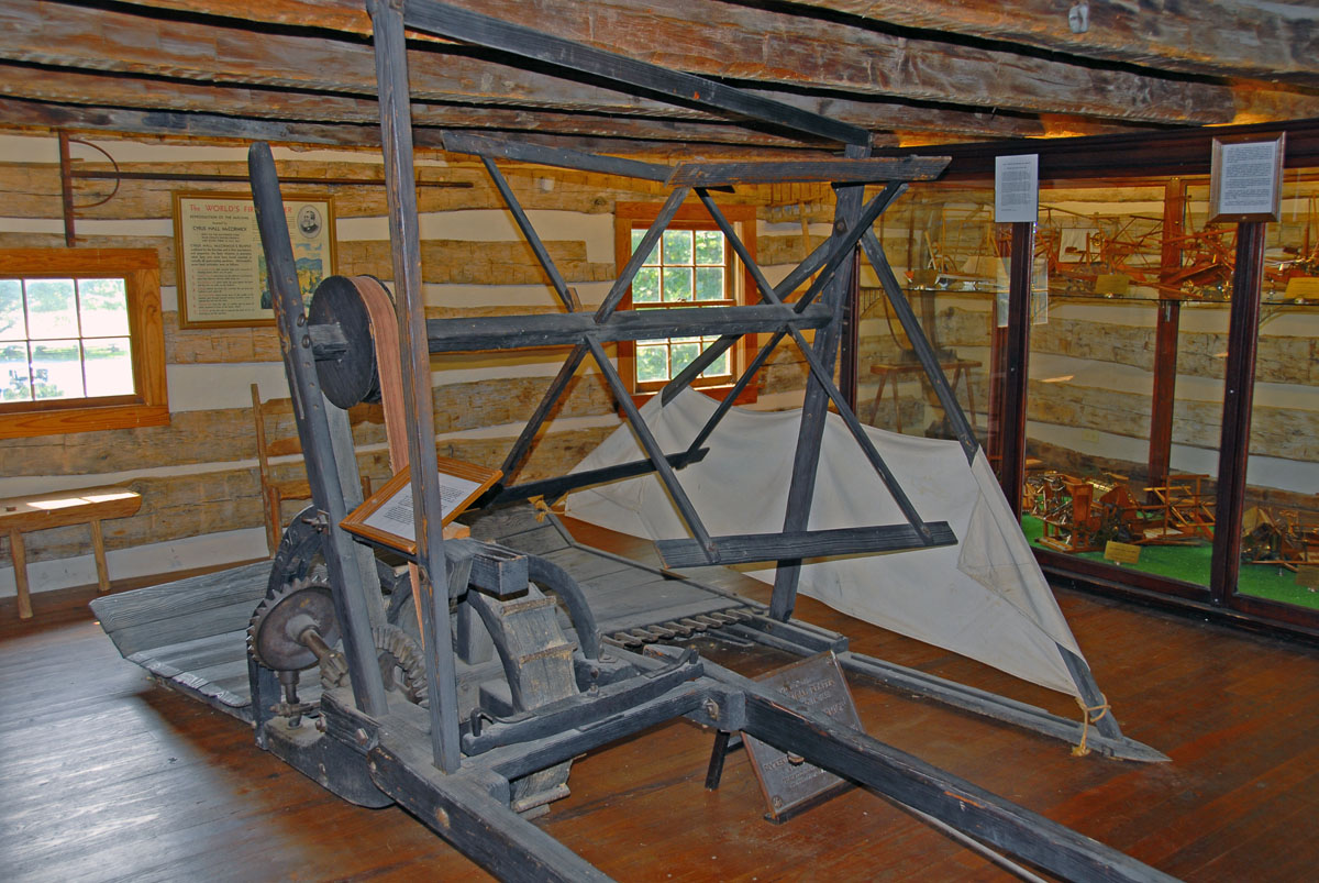 Mechanical Reaper Diagram