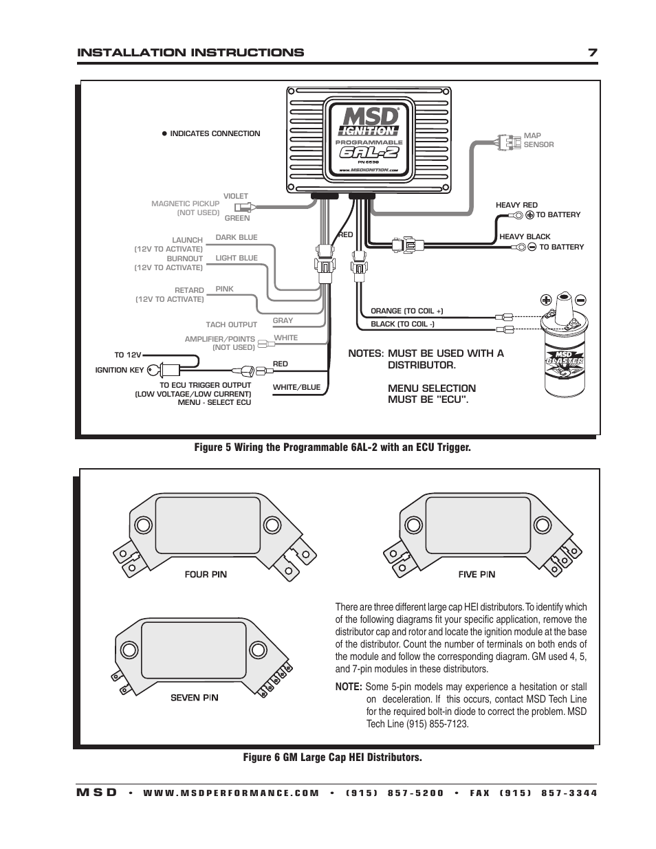 msd 6al2 wiring