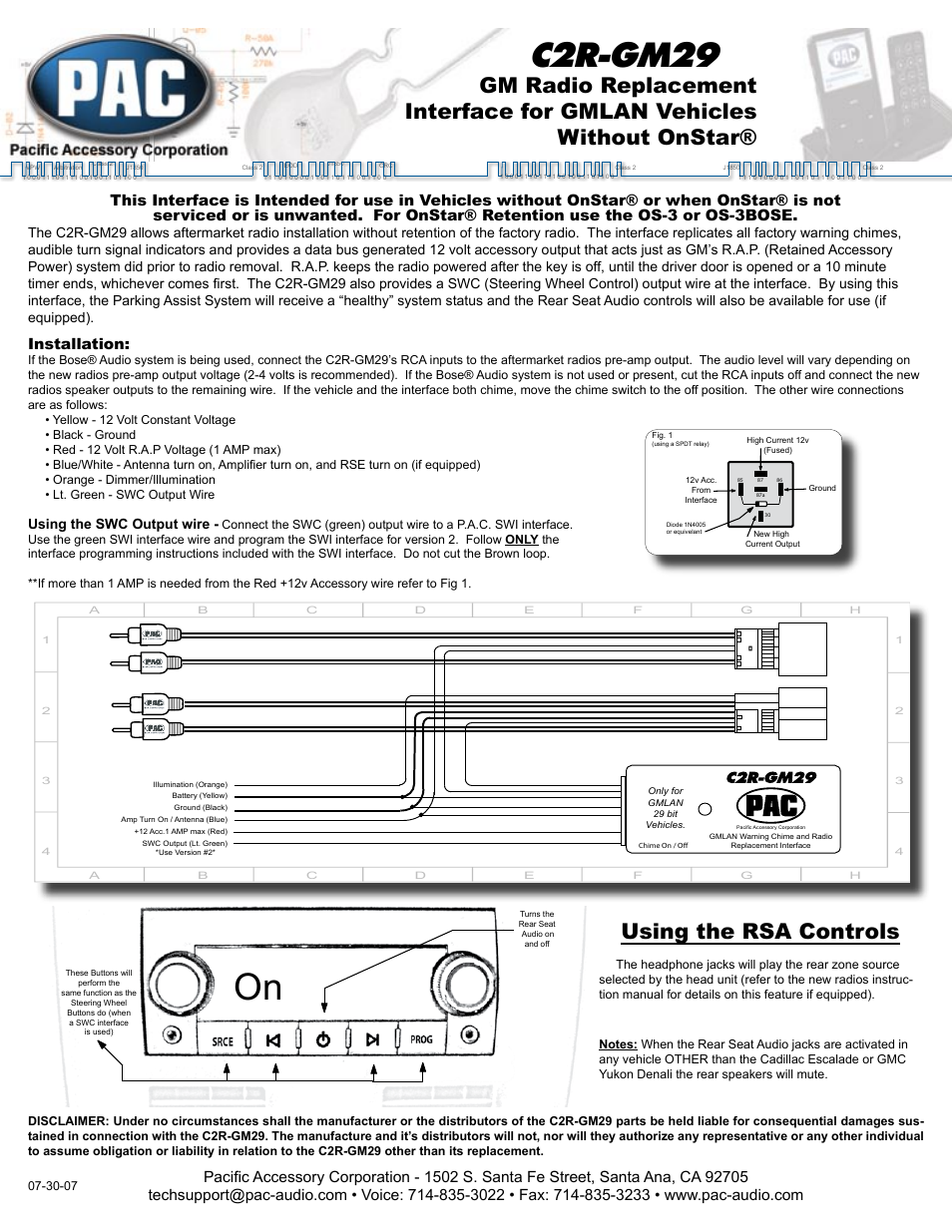 pac c2r chy4 wiring diagram