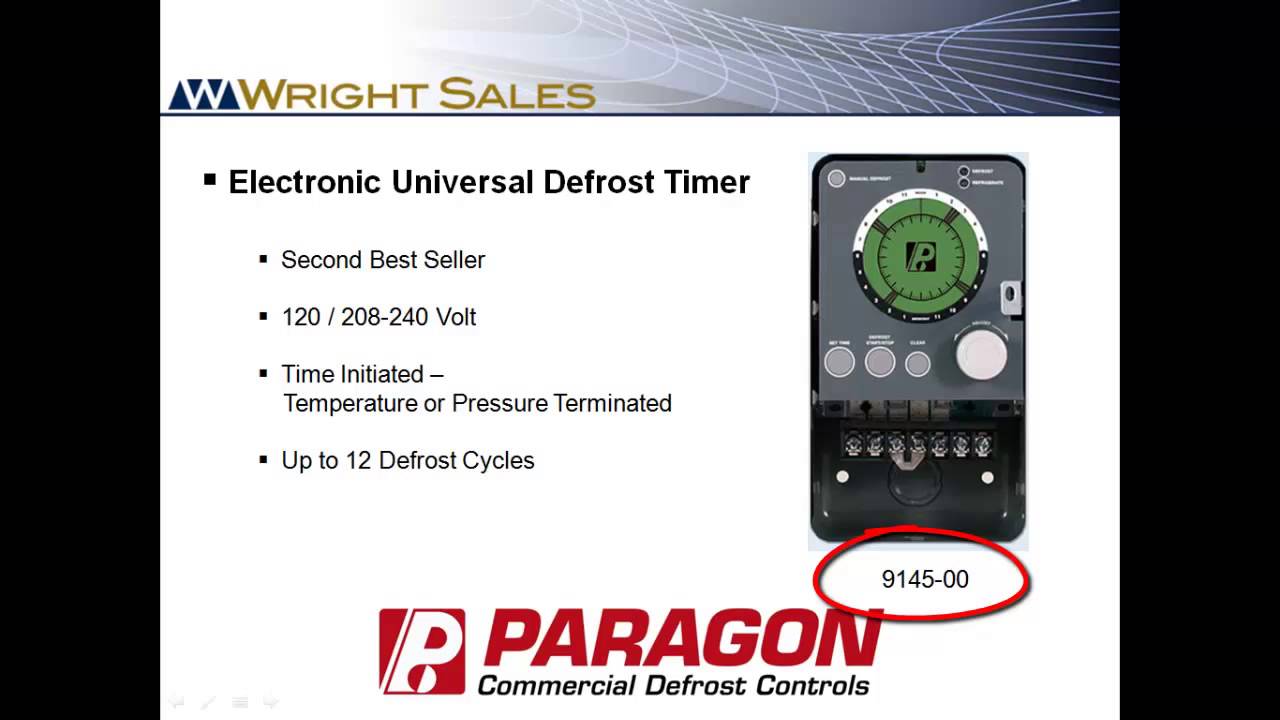 paragon defrost timer wiring