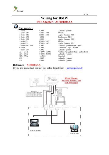 parrot ck3000 evolution wiring diagram
