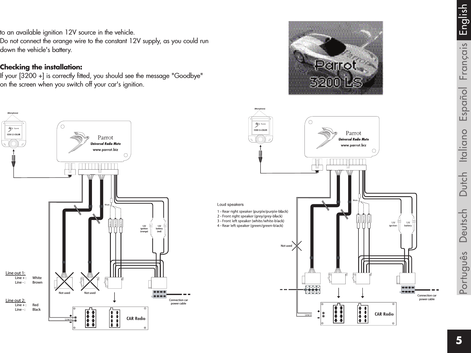 parrot universal radio mute wiring diagram