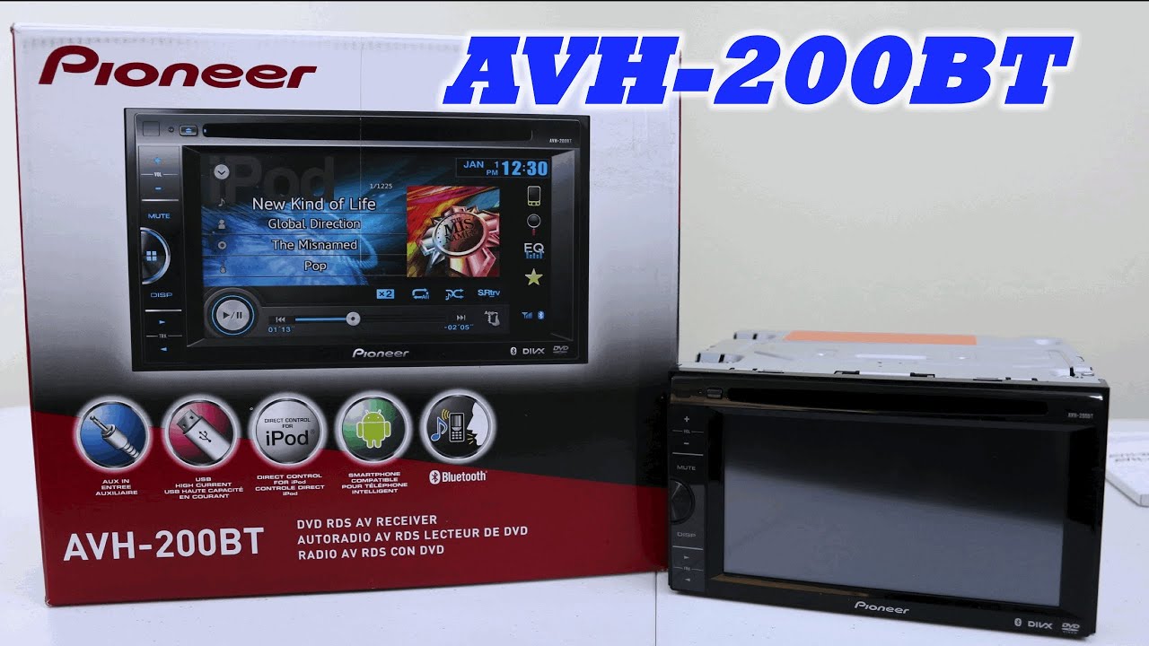 Pioneer Avh-200bt Wiring Diagram