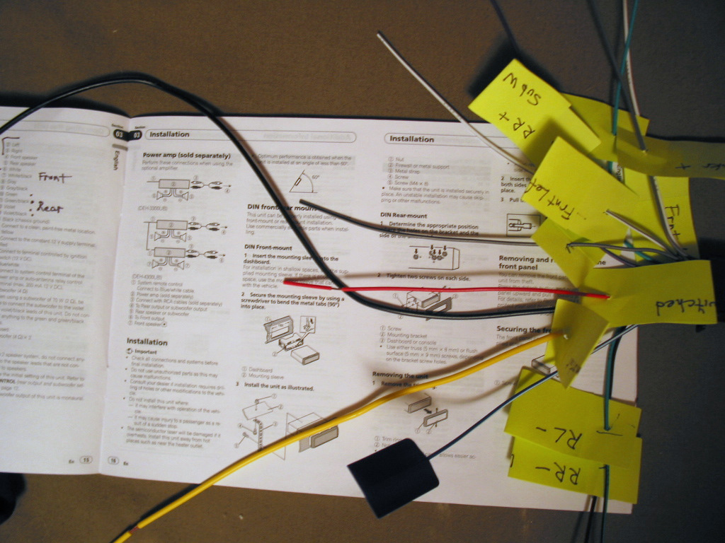 Pioneer Deh3300ub Wiring Harness