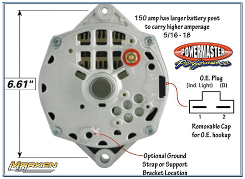 powermaster alternator wiring diagram