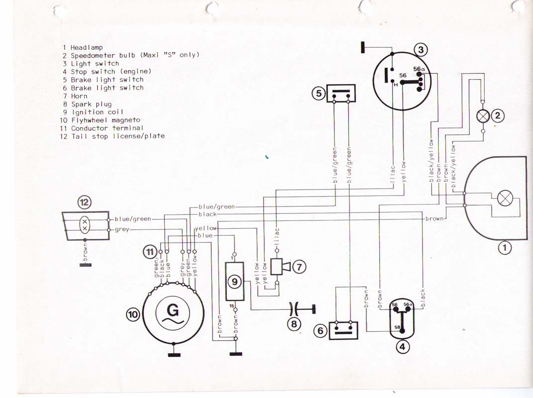 puch moped wiring diagram