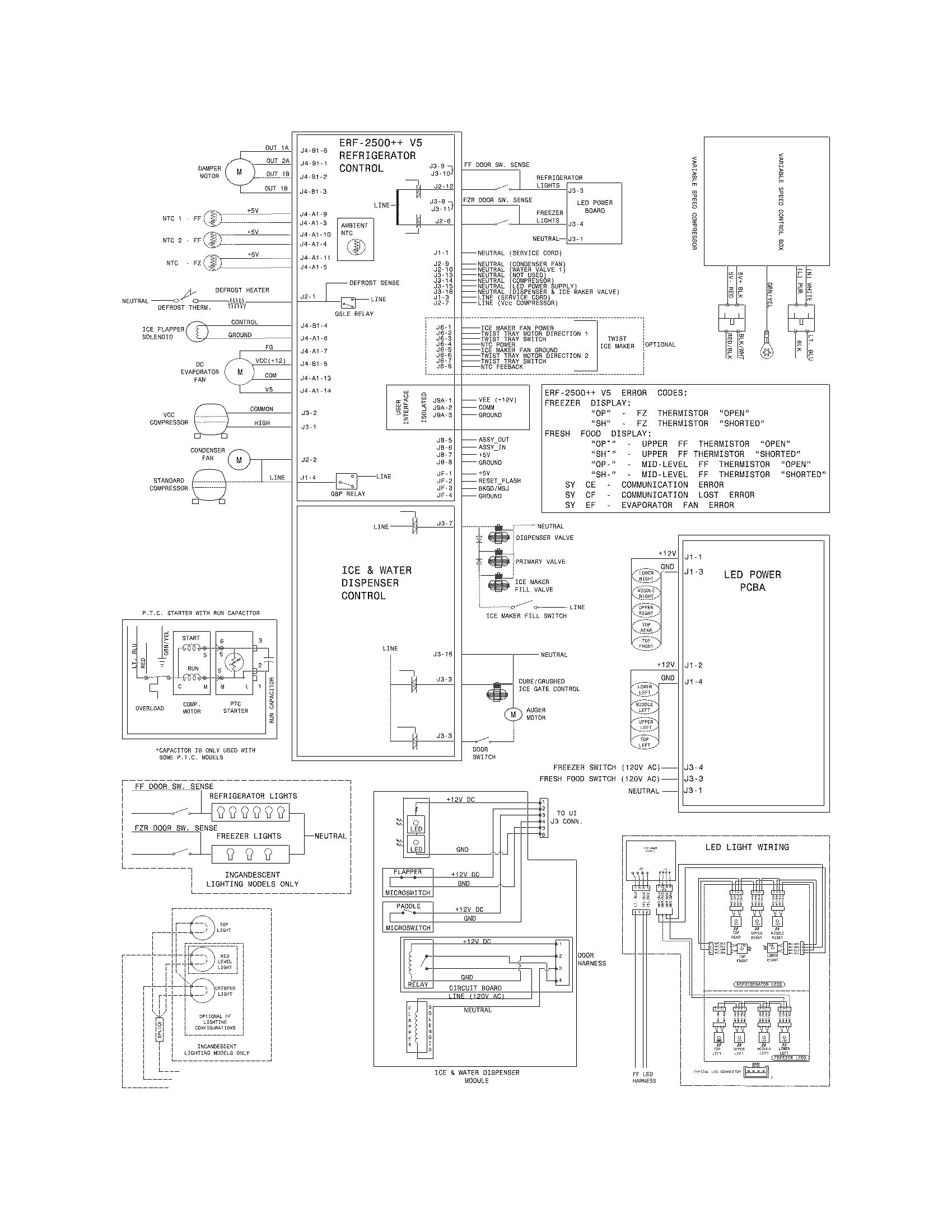 refrigerator model et18dkxan10 wiring diagram