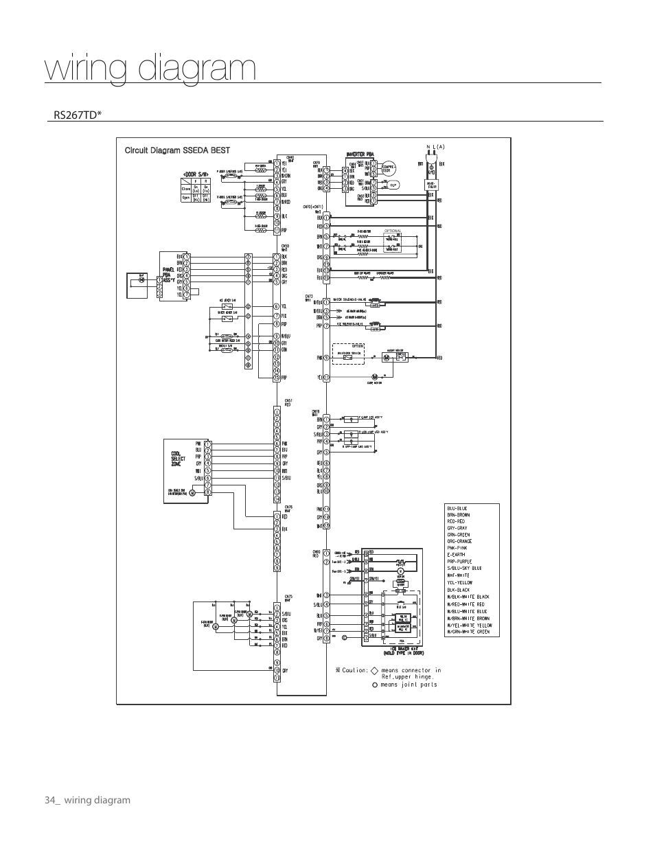rs265tdrs wiring diagram