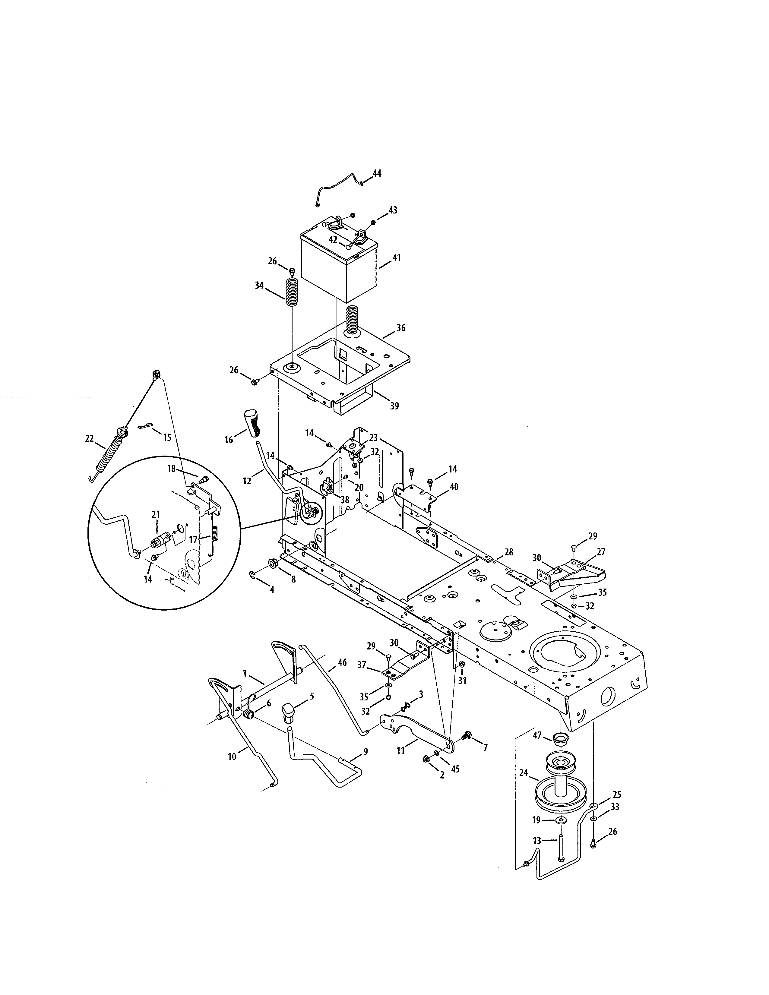 sears 247204450 tractor wiring diagram